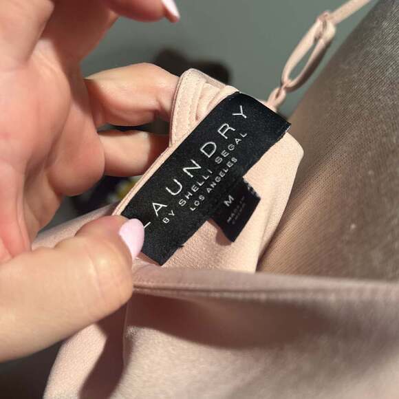 Laundry by Shelli Segal Mesh Asymmetric Dress - Picture 2 of 2